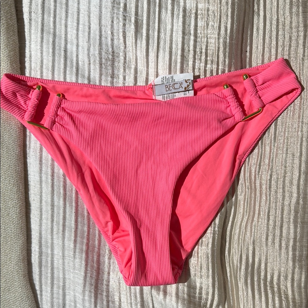 Becca bright  Peach bikini Bottoms